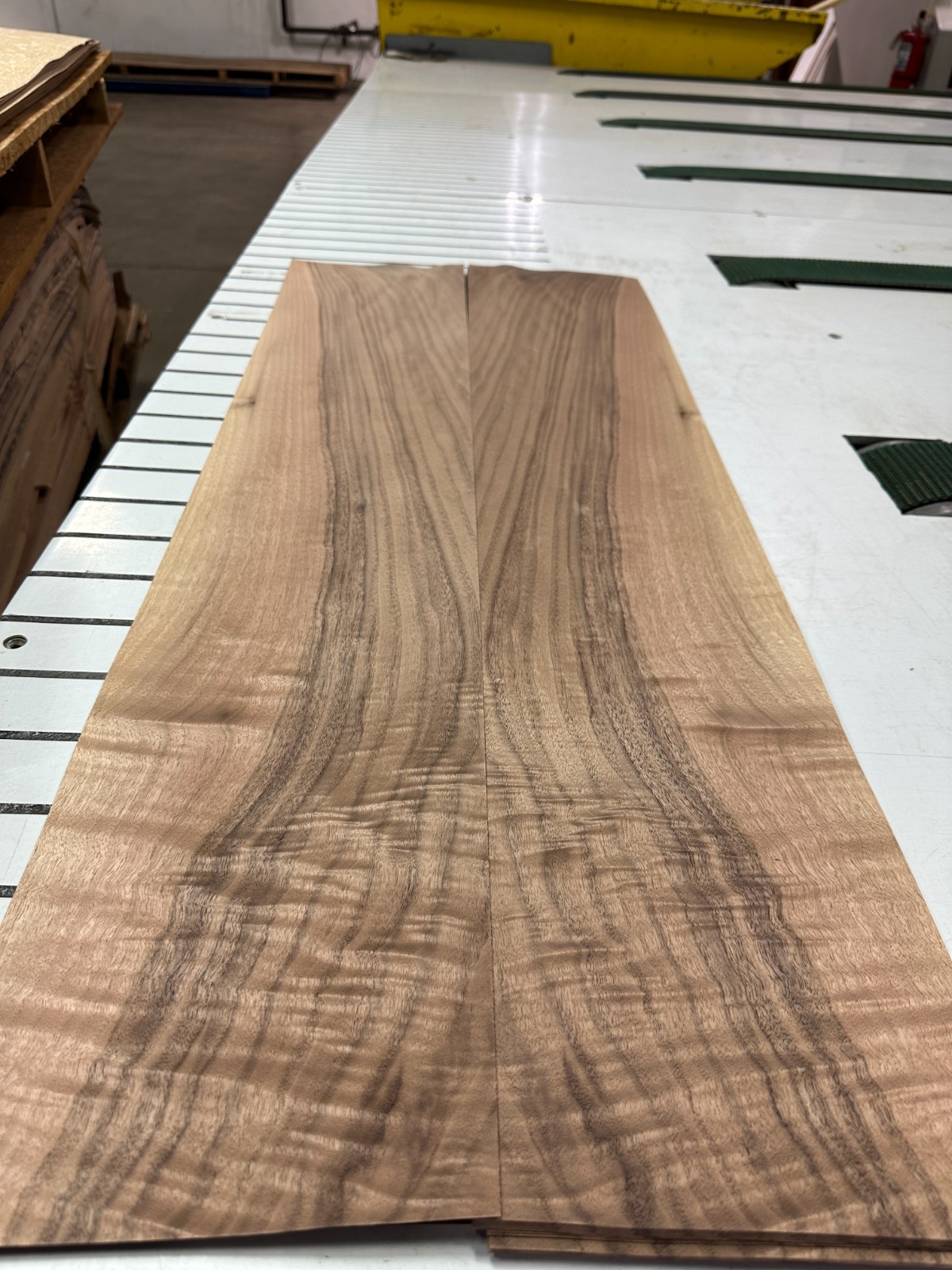 Walnut Raw Wood Veneer 2 sheets 42» x 8» 722i
