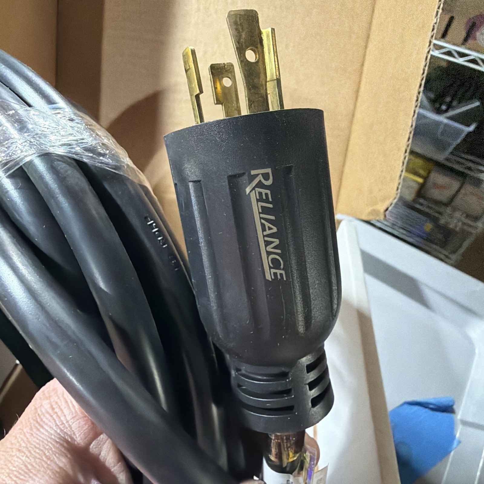 RELIANCE CONTROLS PC2020M CORD SET 12-4/20 FT. 20A-L14-20 MANUAL TRANSFER SWITCH
