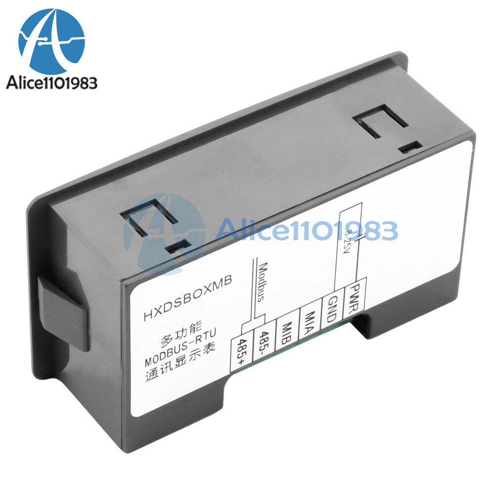 MODBUS-RTU Communication Display Meter RS485 Master-Slave-Monitored DC 8-25V