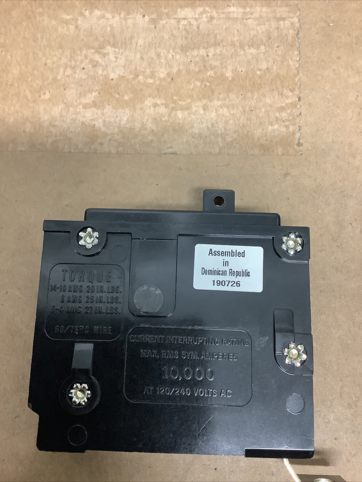 Cutler Hammer Circuit Breakers 120/240 Volt AC