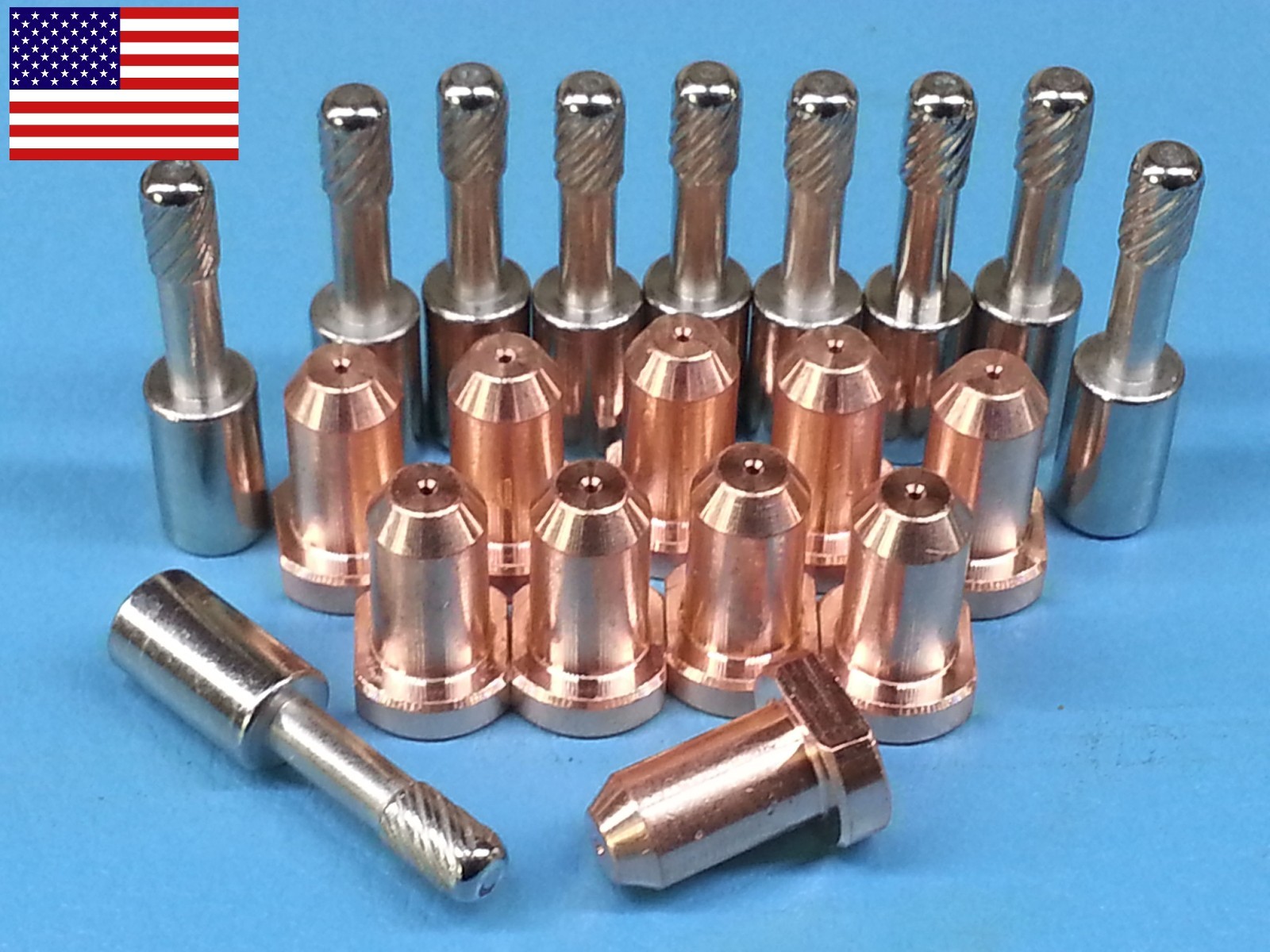 20pc Thermal Dynamics PCH-10 Plasma 9-6099 Tips & 9-6006 Electrodes *US SHIP*