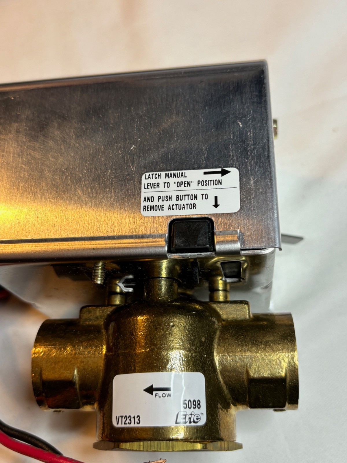 Erie AG13A02A Actuator 24V, 6.5W, Class 2 with 7/8″ Sweat Connection
