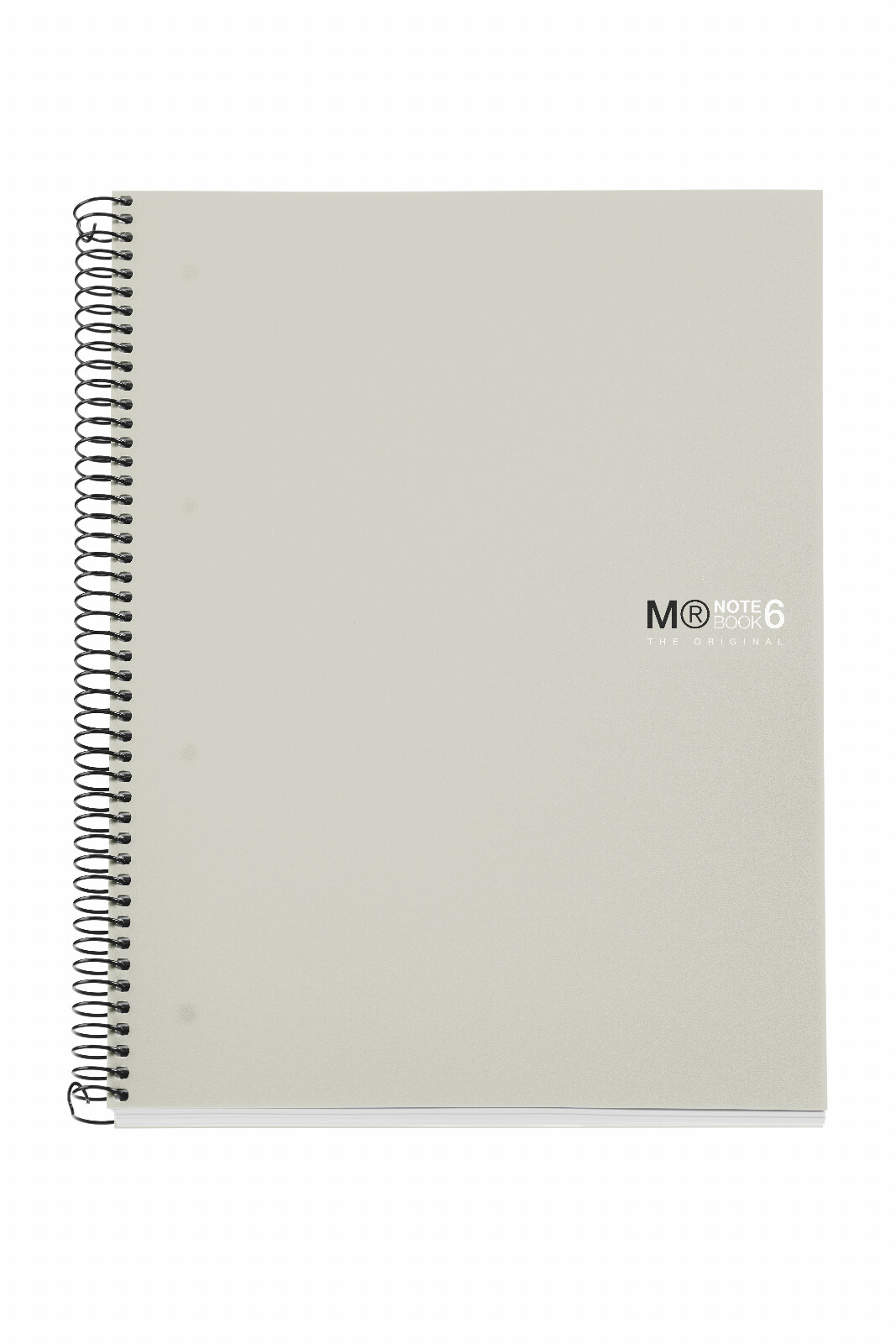 Miquelrius 6-subject Lined Poly Notebook A5 6.5 X 8 – Grey