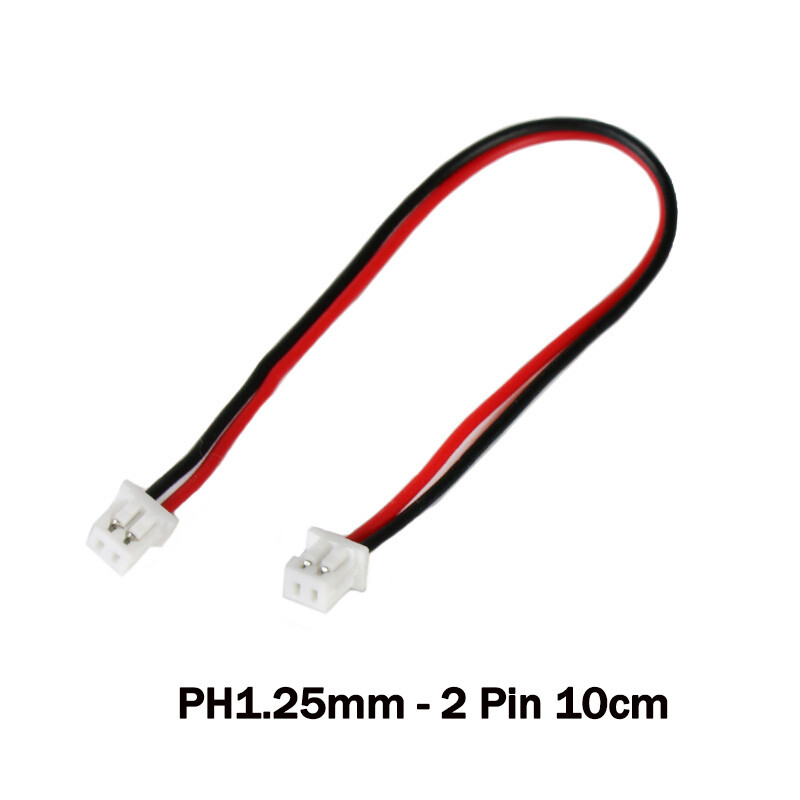 JST PH 1.25mm Pitch Female to Female Connector Cable Wires 2 3 4 5 6 7 8 Pin