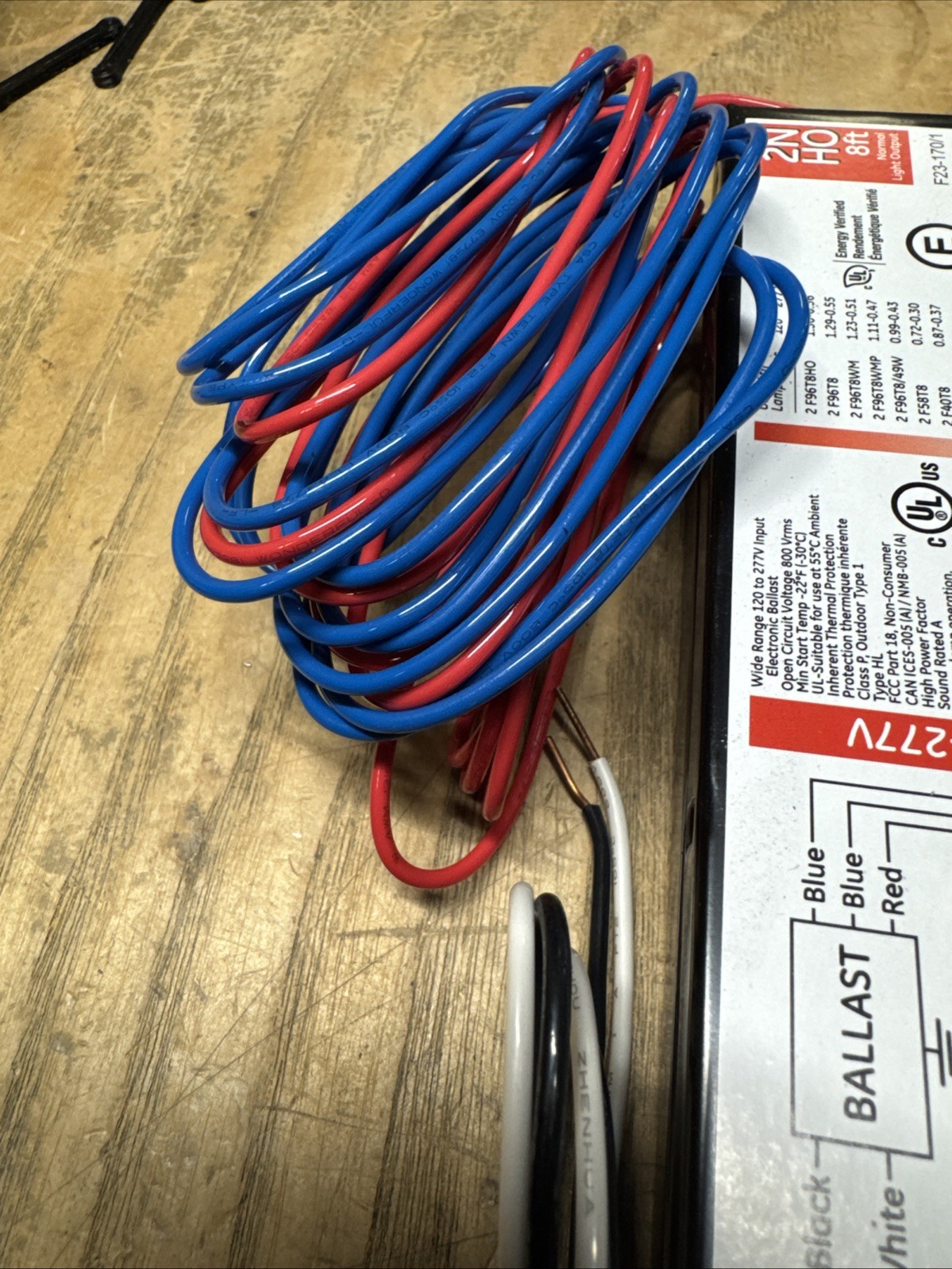 GE ProLine GE286MAX-HO-N – 63888 T8 High Output Fluorescent Ballast 22JS2533-A12