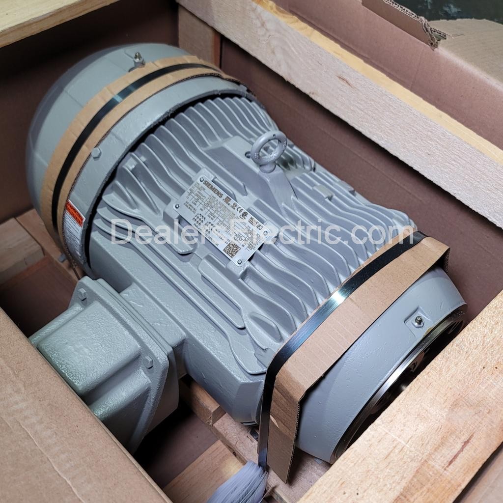 SIEMENS 10 HP 1200 RPM TEFC 230/460V 256TC FOOTLESS 3-PH MOTOR 1LE23212BC214GA3