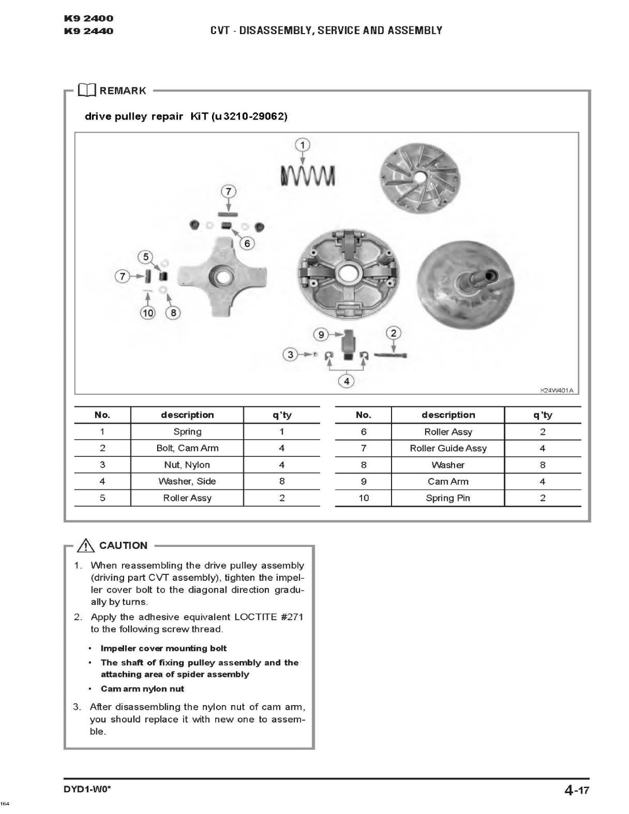 K9 2400 2440 Side By Side Technical Workshop Manual Fits Kioti K9 2400 2440