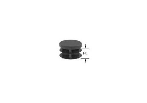 2 3/8″ Inch Round Plastic Plug Insert End Cap Chair Table Glide for 10-14ga Tube
