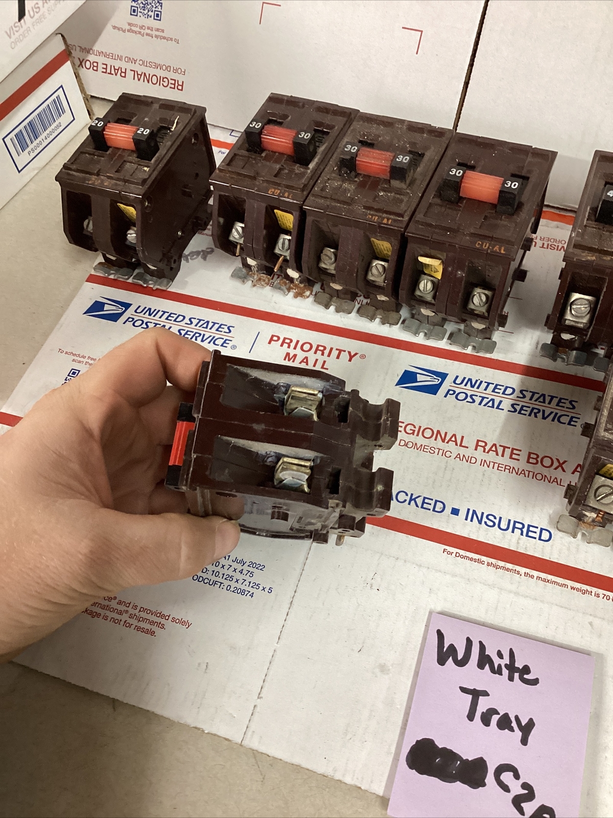 WADSWORTH 2P TYPE A 20A 30A 40A 50A 2 POLE CIRCUIT BREAKER METAL FEET ED4U 2110