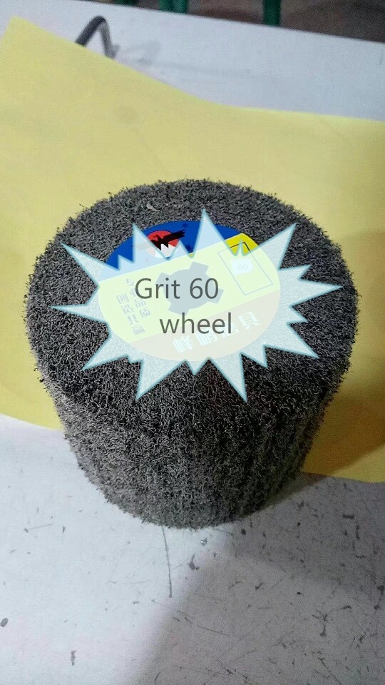 Non-woven Wire Drawing Wheel Abrasive Drum Burnishing Polishing Tool 40-600 Grit