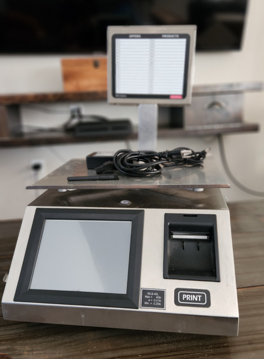 Tor Rey WLS-40L 40 lb. WiFi Thermal Label Printing Scale, Legal for Trade