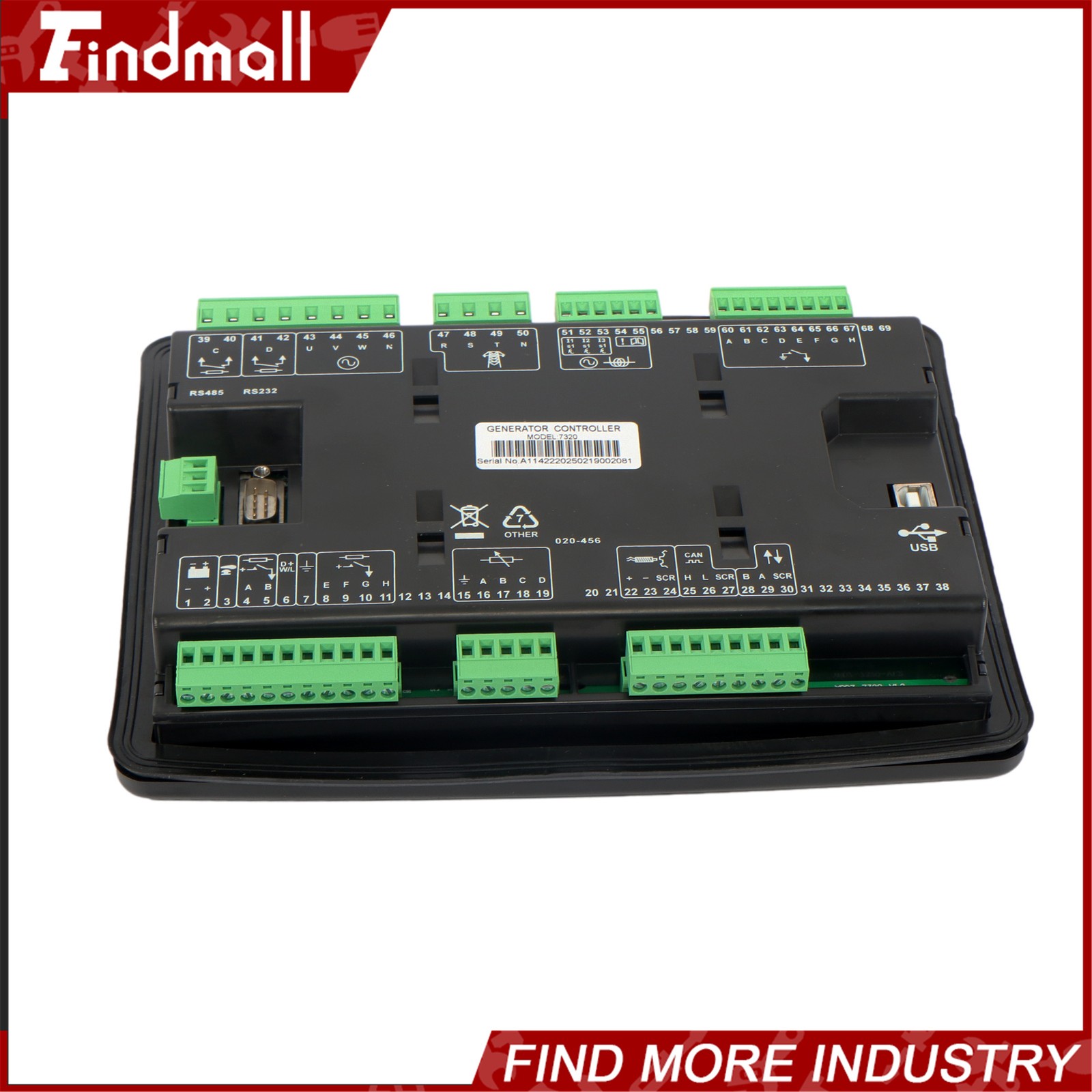 Findmall Generator Controller DSE7320 Auto Start Module With ATS AMF Protection