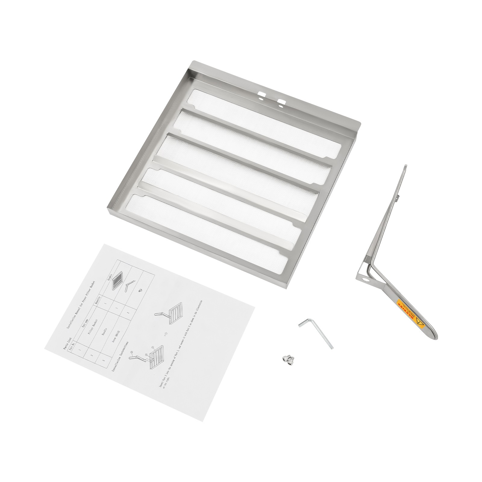 Commercial Deep Fryer Filter Strainer,Stainless Steel Fryer Filter For Kitchen