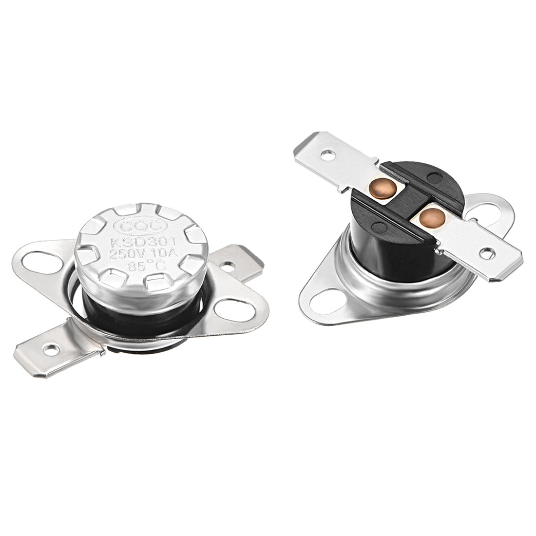 85°C/185°F 10A Thermostat NC for Heater Adjust Snap Disc Temperature Switch,5Pcs