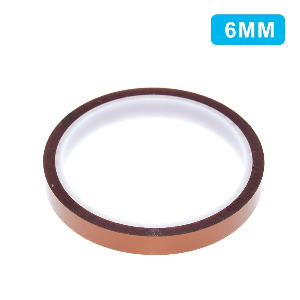 6mm x 100ft Kapton Higher Temperature Heat Tape USA SOLD/SHIP