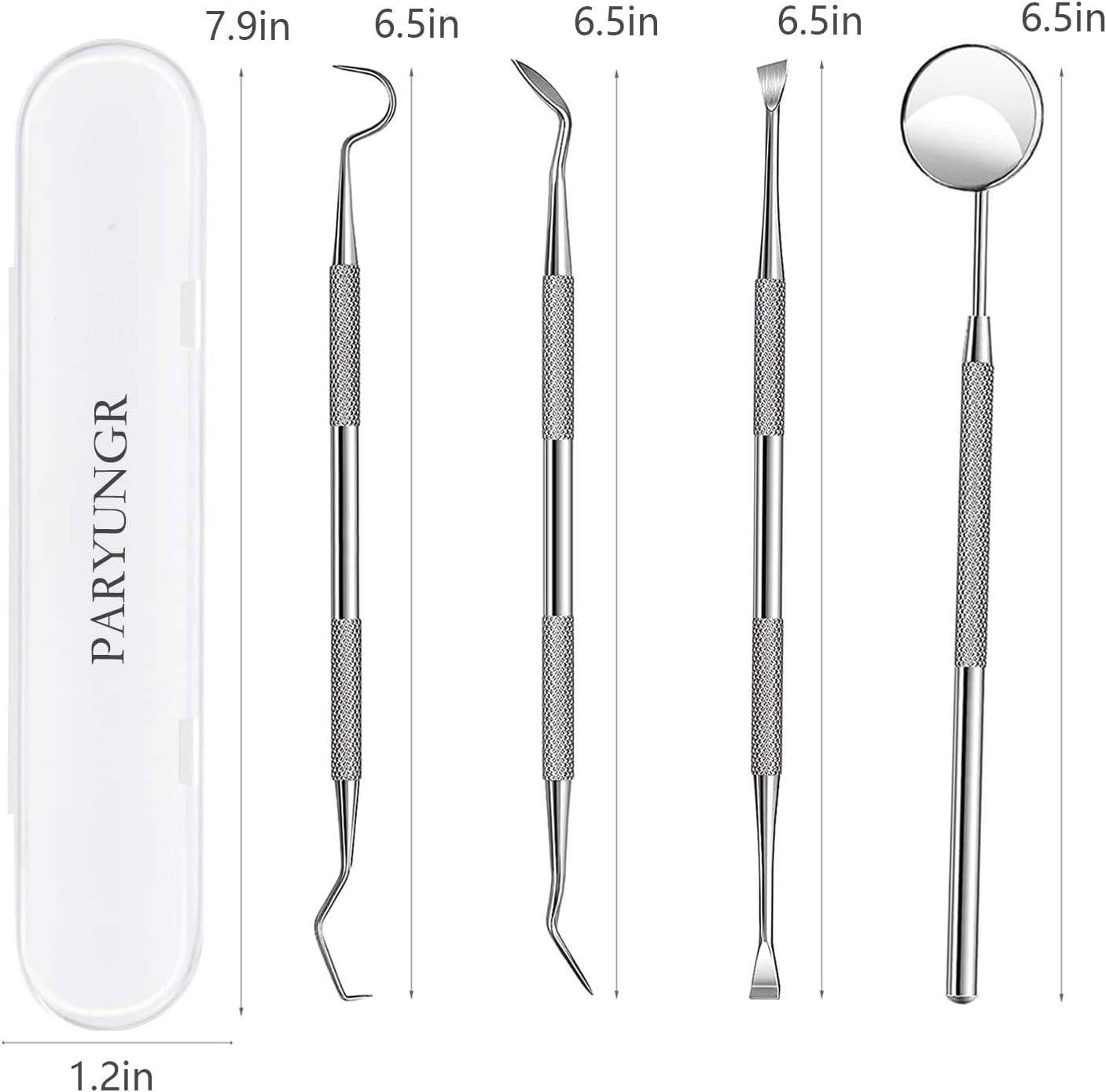 7Pcs Dental Tools, Dental Pick Teeth Cleaning Tools Hygiene Kit, Professional St