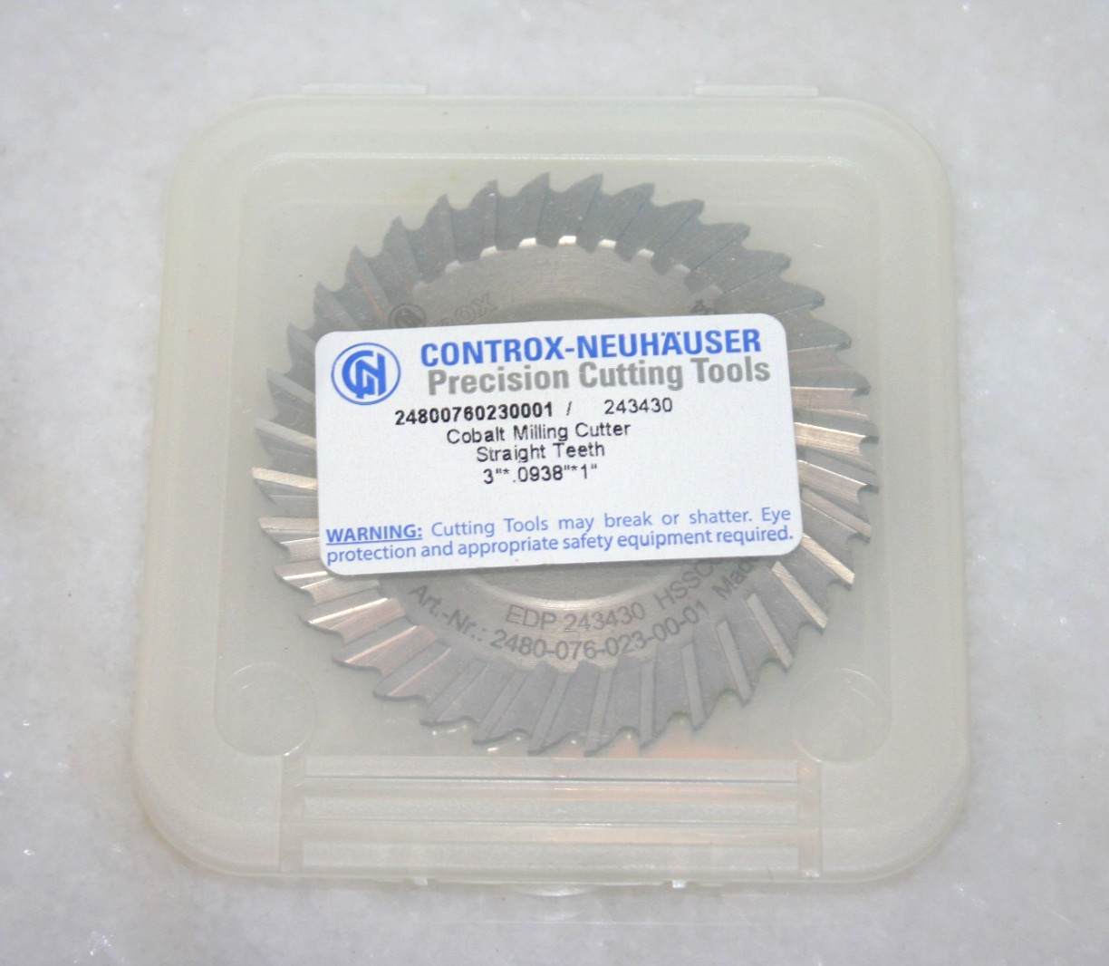 Controx Cobalt 243430 3″ Cobalt Milling Cutter 24800760230001 * NEW *