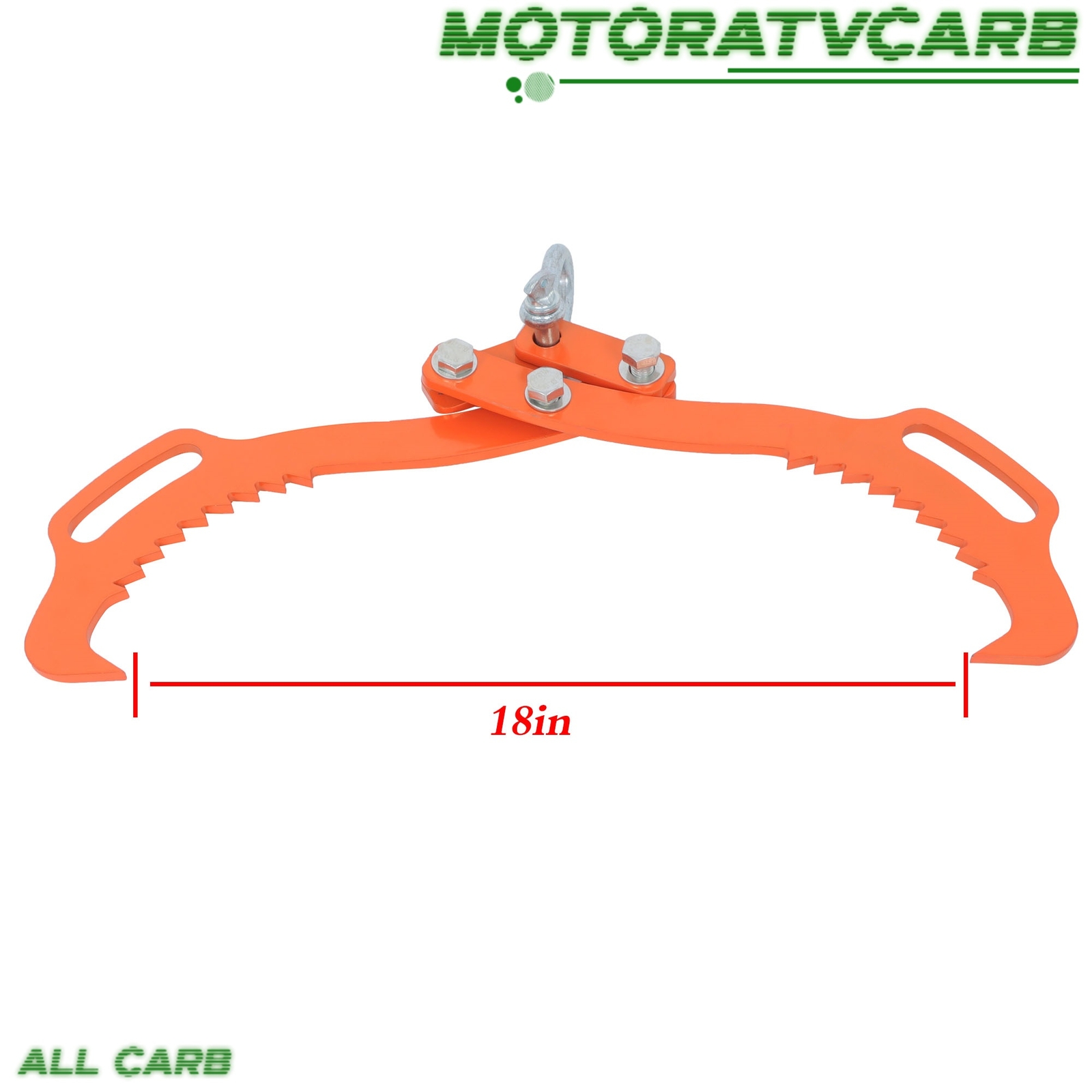 ALL-CARB 18 in 2 Claw Log Lifting Tongs Timber jack Log Skidding Tongs