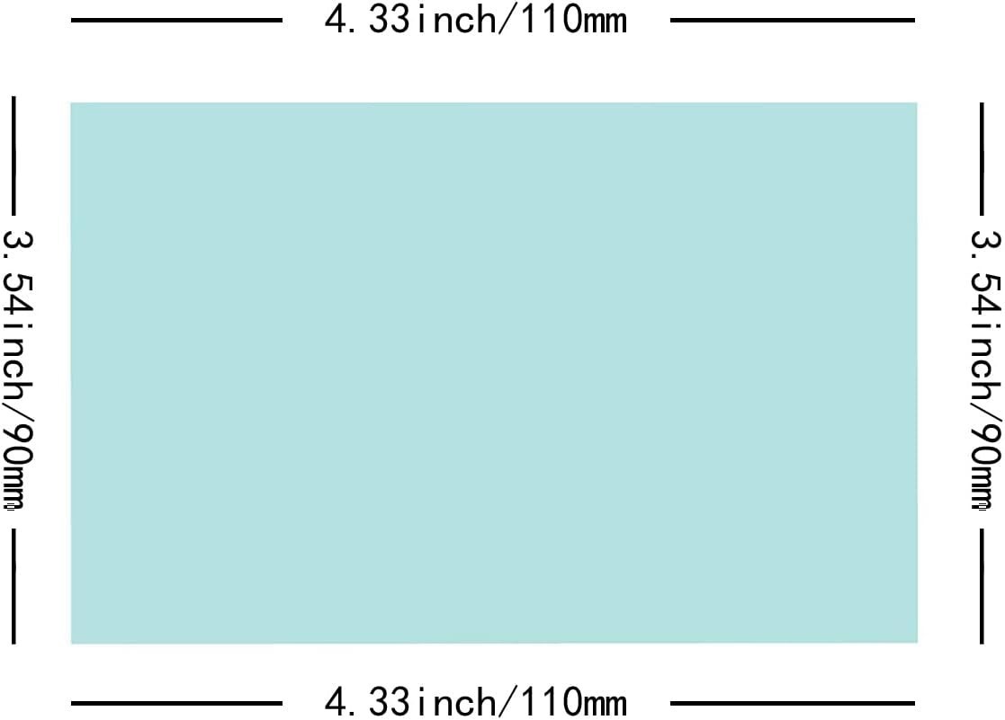 10-Pack Welding Protective Lens Replacement 4.33 X 3.54 inch (110 mm x 90 mm)…