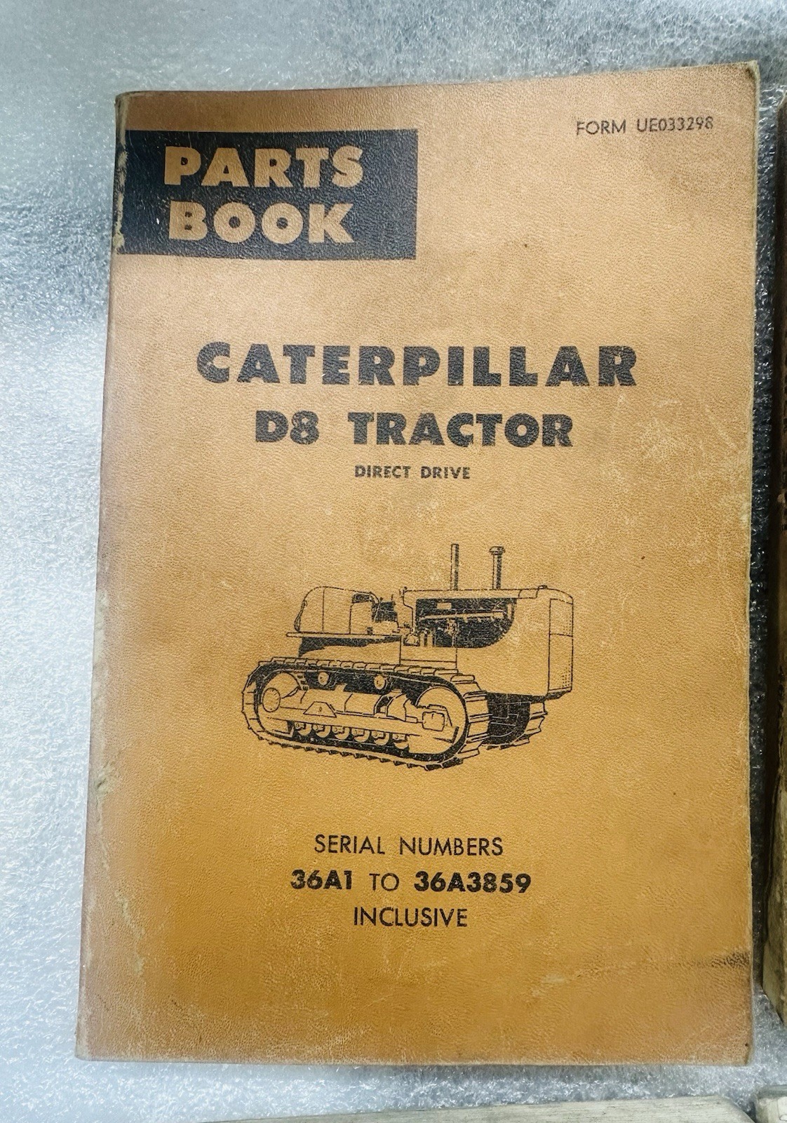 Caterpillar D8 D8K D8H Tractor Manual Operation Maint. & Parts Book – Lot of 6