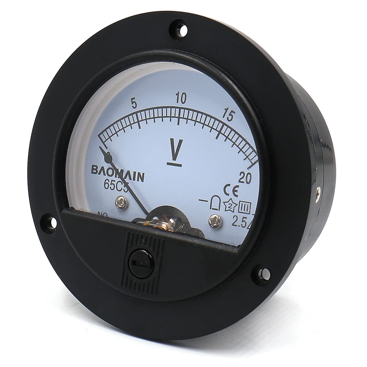65C5 Analogue Panel Meter Volt Voltage Gauge Analog Voltmeter DC 0-20 V