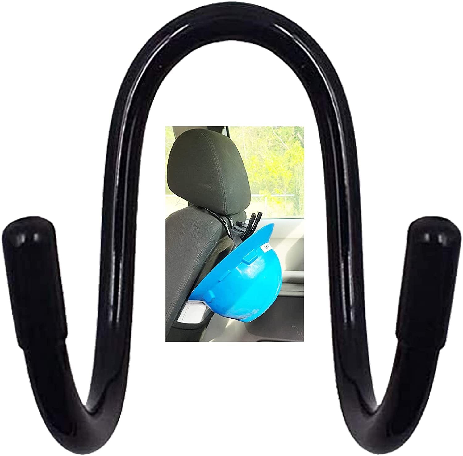 Universal Hard Hat Rack Seat Mount Holder Hanger for Car Truck Van SUV Cab