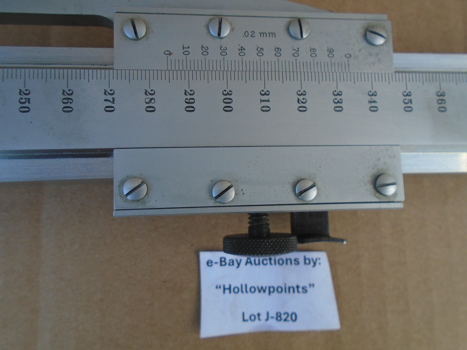Starrett No. 254M METRIC Master Vernier Height Gage Gauge 0 – 500MM .02mm J820
