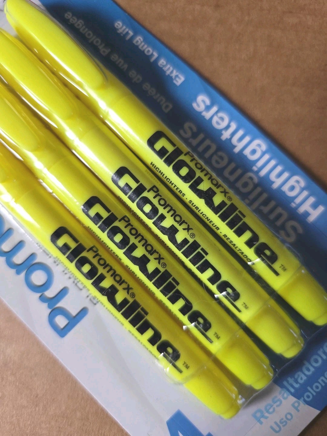 STUDIO ART Classic Chisel Point Highlighter Pens Pack of 5 Yellow – BRAND NEW