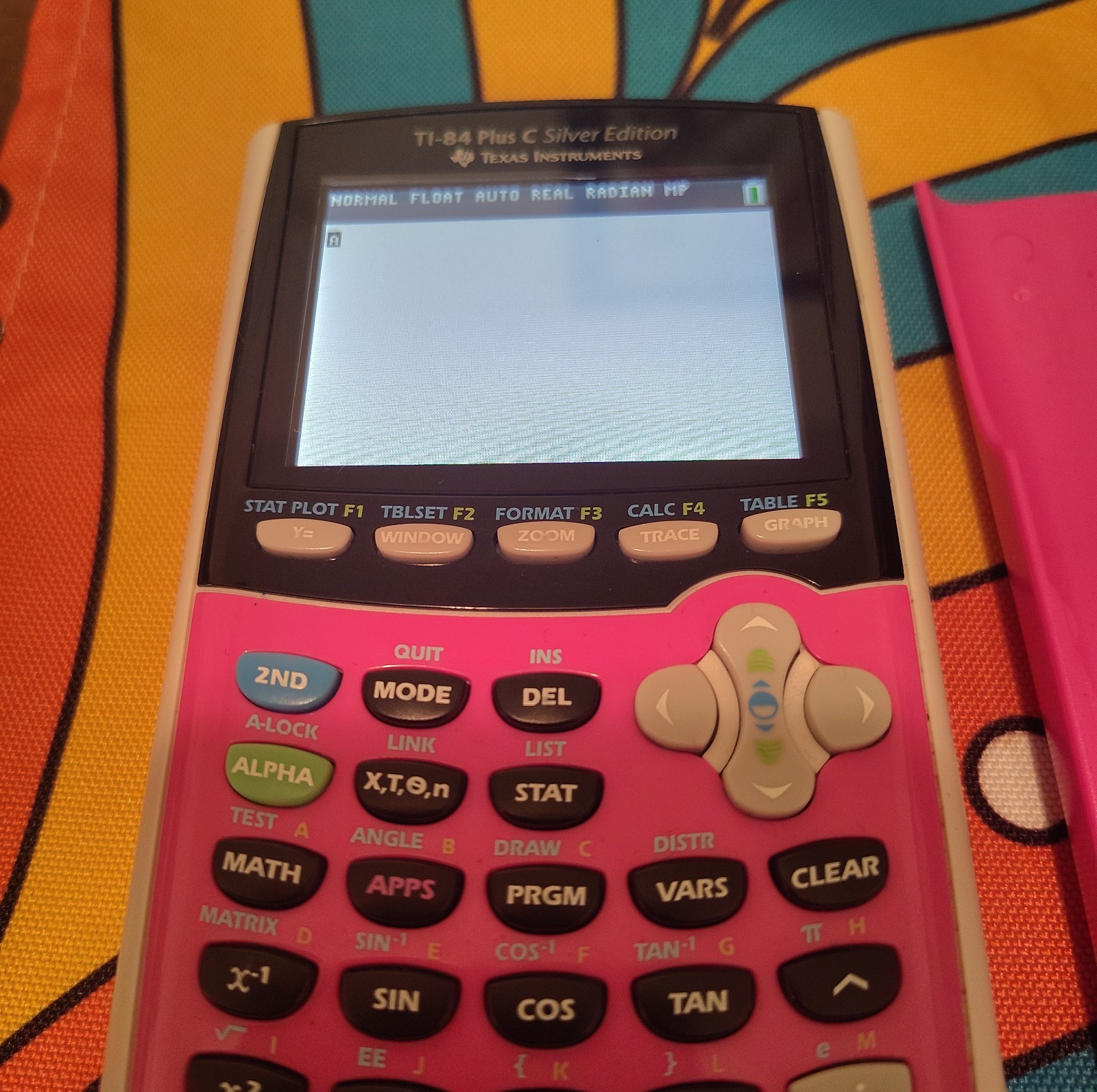Texas Instruments TI-84 Plus C Silver Edition Graphing Calculator – Pink TESTED
