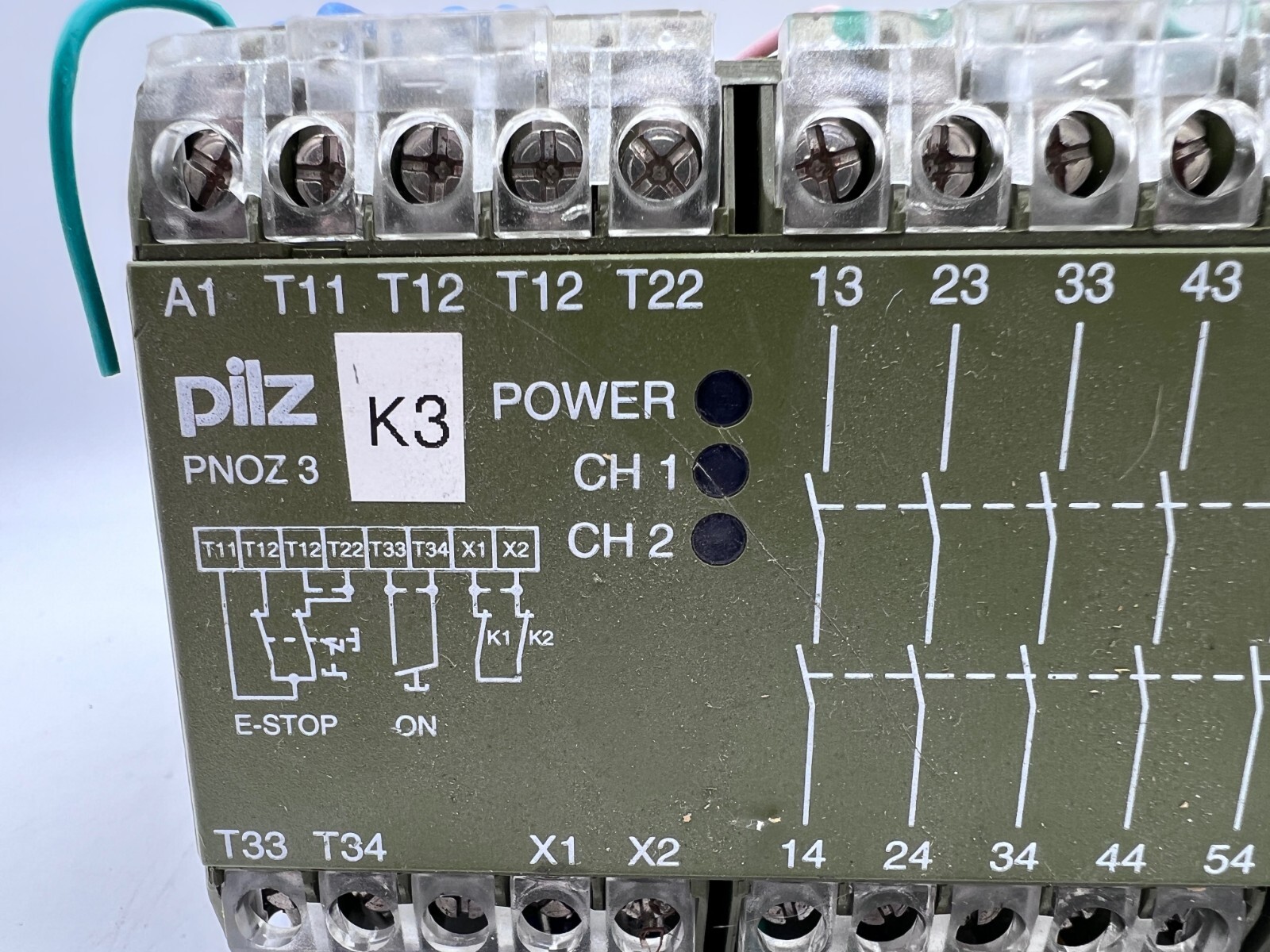 PILZ PNOZ 3 5S 474894 Safety Emergency Stop Relay 24VDC 4,5W DIN GERMANY