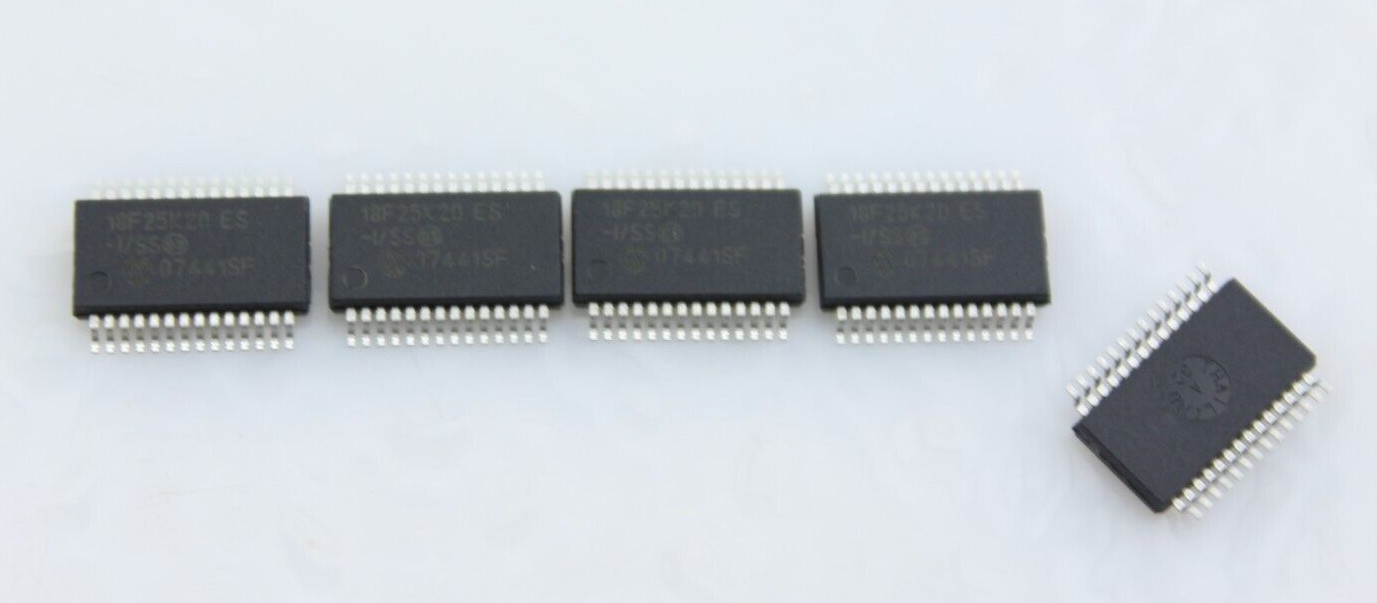 New Qty 5 Microchip PIC18F25K20-I/SS 8 Bit PIC Microcontroller 64MHz 32kb