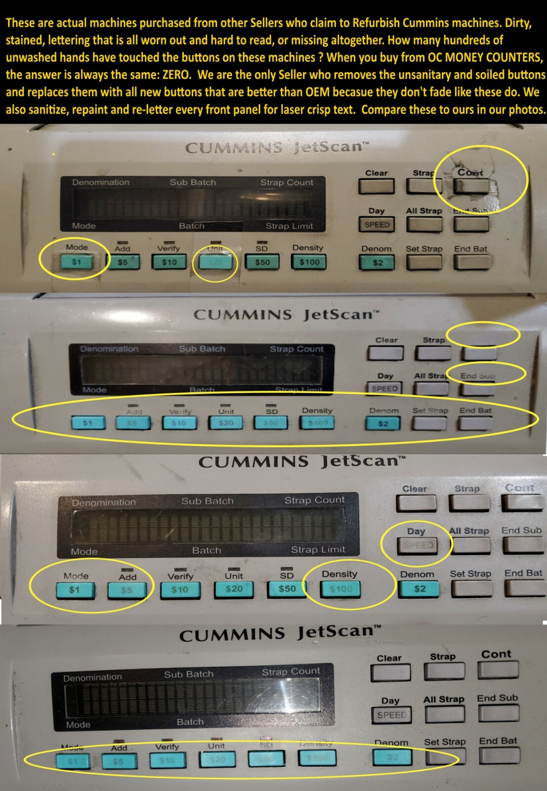 🔥Cummins Jetscan Currency Counter Model 4062 WITH WARRANTY ⭐⭐⭐⭐⭐