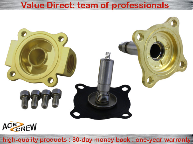 VITON 1/2 in 110V-120V AC Brass Solenoid Valve NPT Gas Water Air Normally Closed