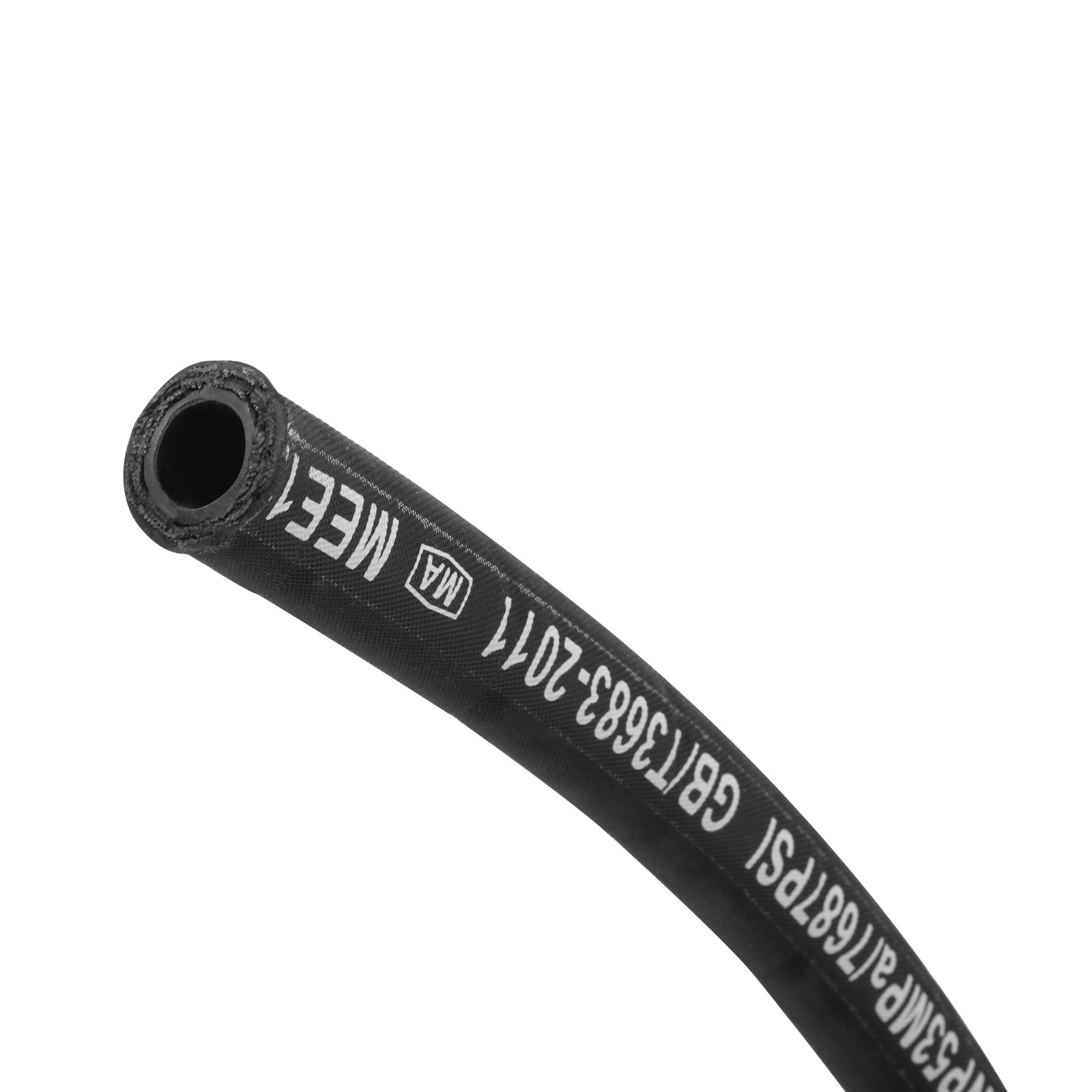 50FT 3/8″ Hydraulic Hose with 16PCS Hydraulic Hose Fittings, 2-Wire Braided Tube