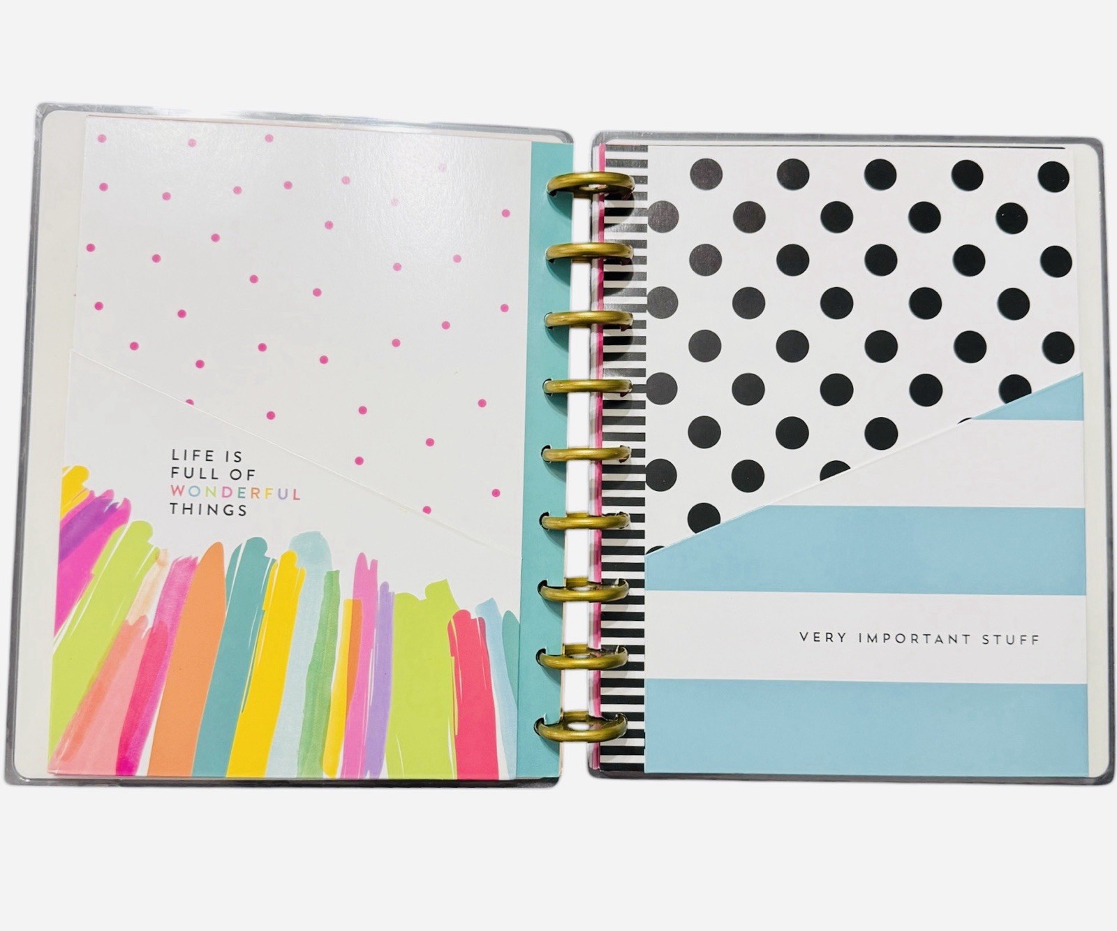 The Happy Planner Hello Beautiful Planner with Foldlers (no paper) 7″ X 9.25″