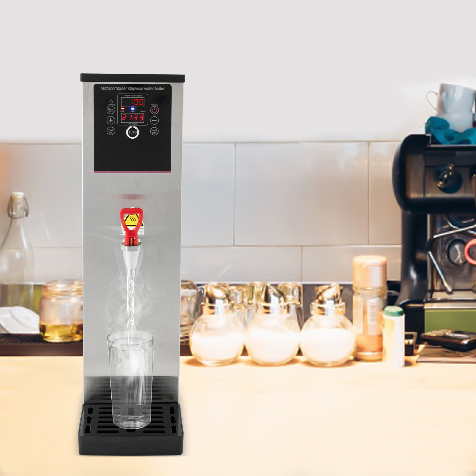 2500W 15L Electric Water Boiler Water Boiler Commercial Hot Water Dispenser 110V