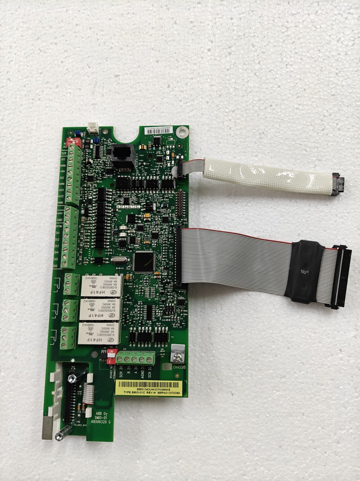 ABB SMIO-01C CONTROL CARD OF ABB ACS550 MODEL DRIVE,Free/Fast Delivery
