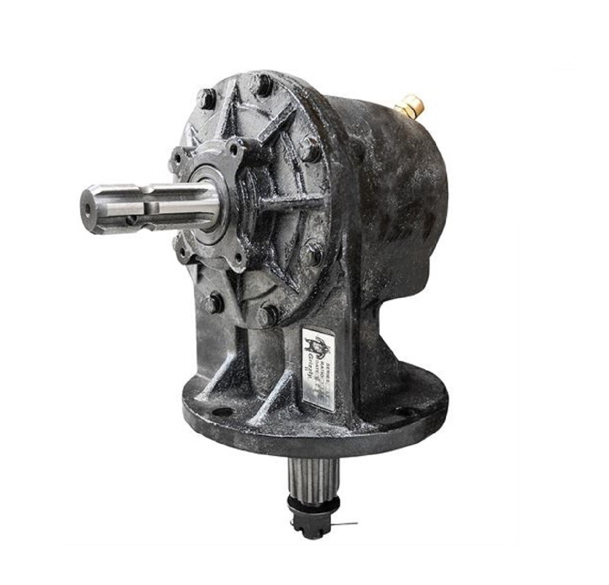 40HP Gearbox 1-3/8″ 6 Spline Input & 12 Spline Output Shaft For 4′ & 5′ Cutters
