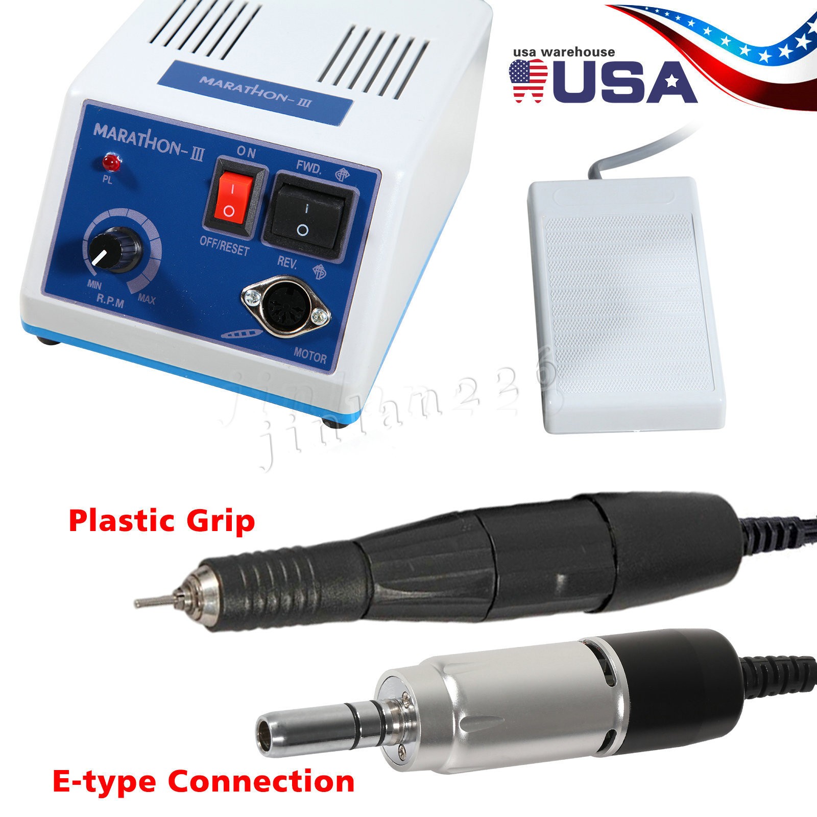 Dental Lab Marathon Electric Micromotor Polishing + 35K rpm Motor Handpiece m N3