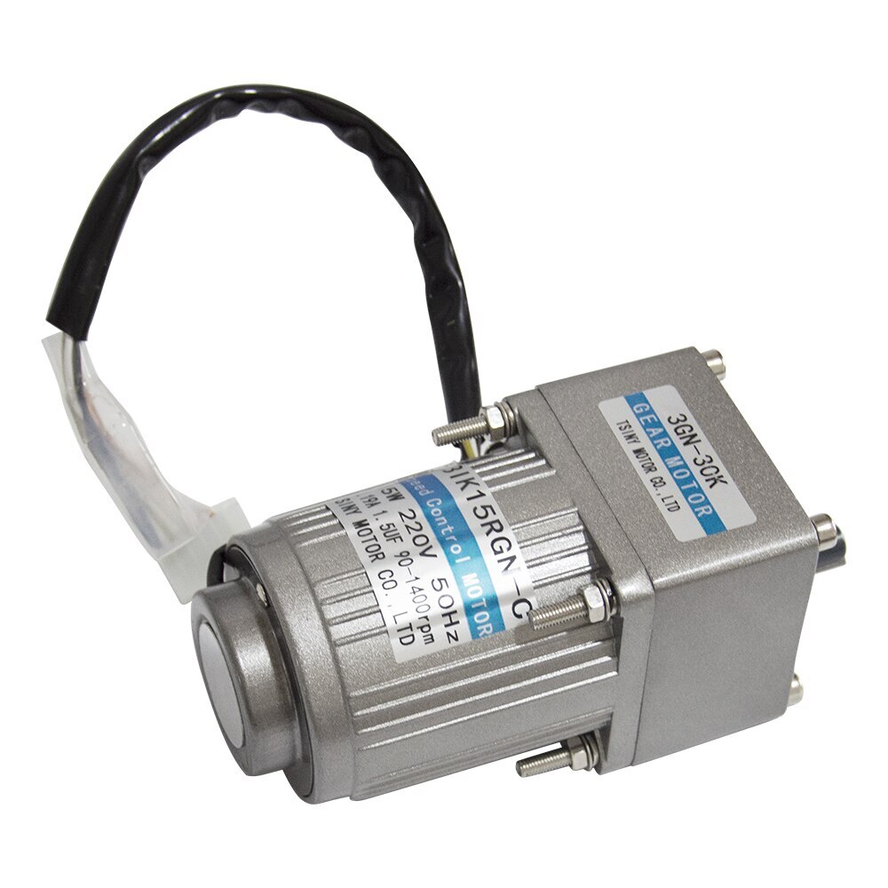 AC 110V 220V 50/60HZ 15W Gear Reducer Motor AC Speed Controller Variable CW CCW
