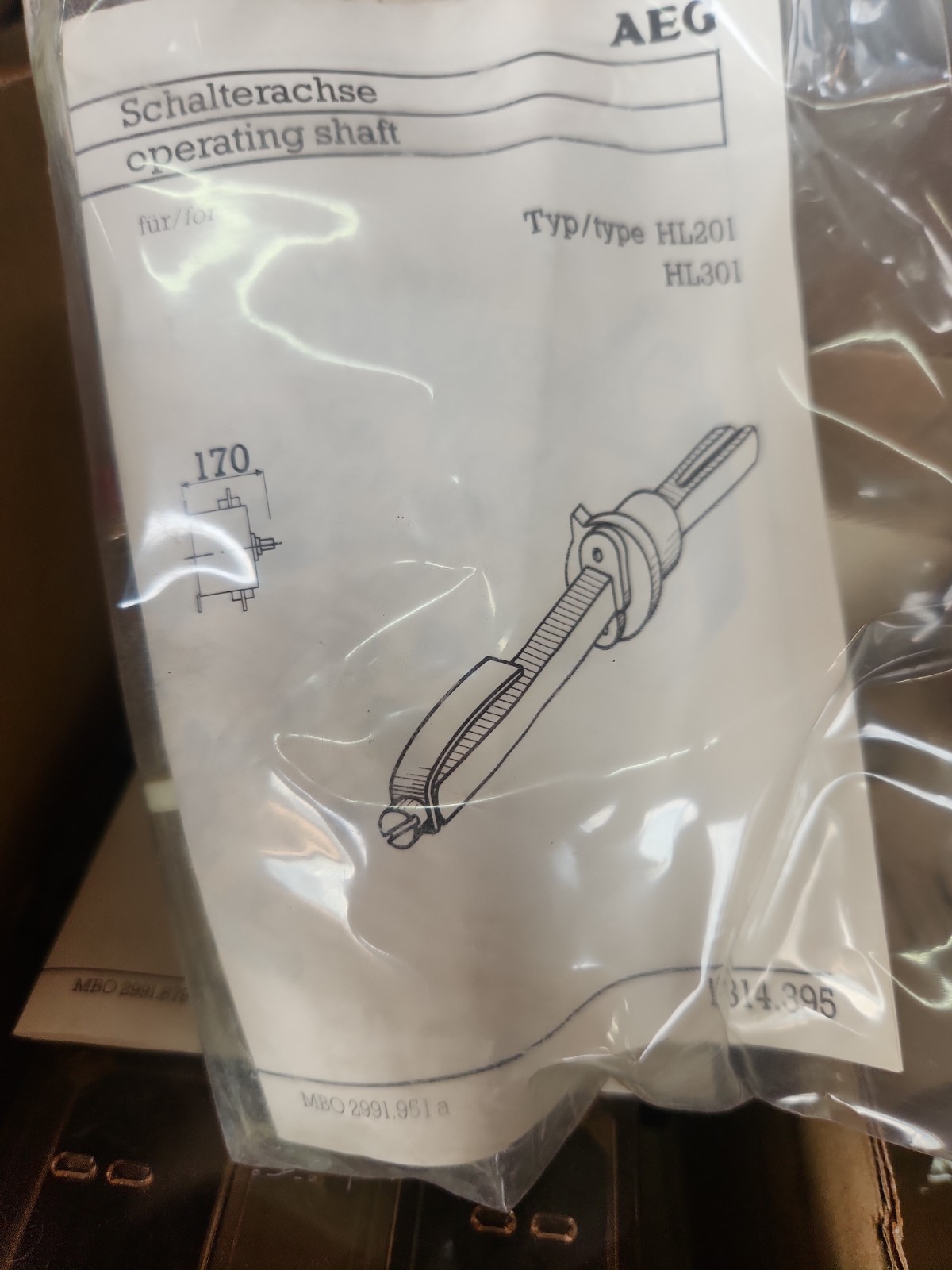 AEG HL201/IV 910-121-093 690VAC 250A