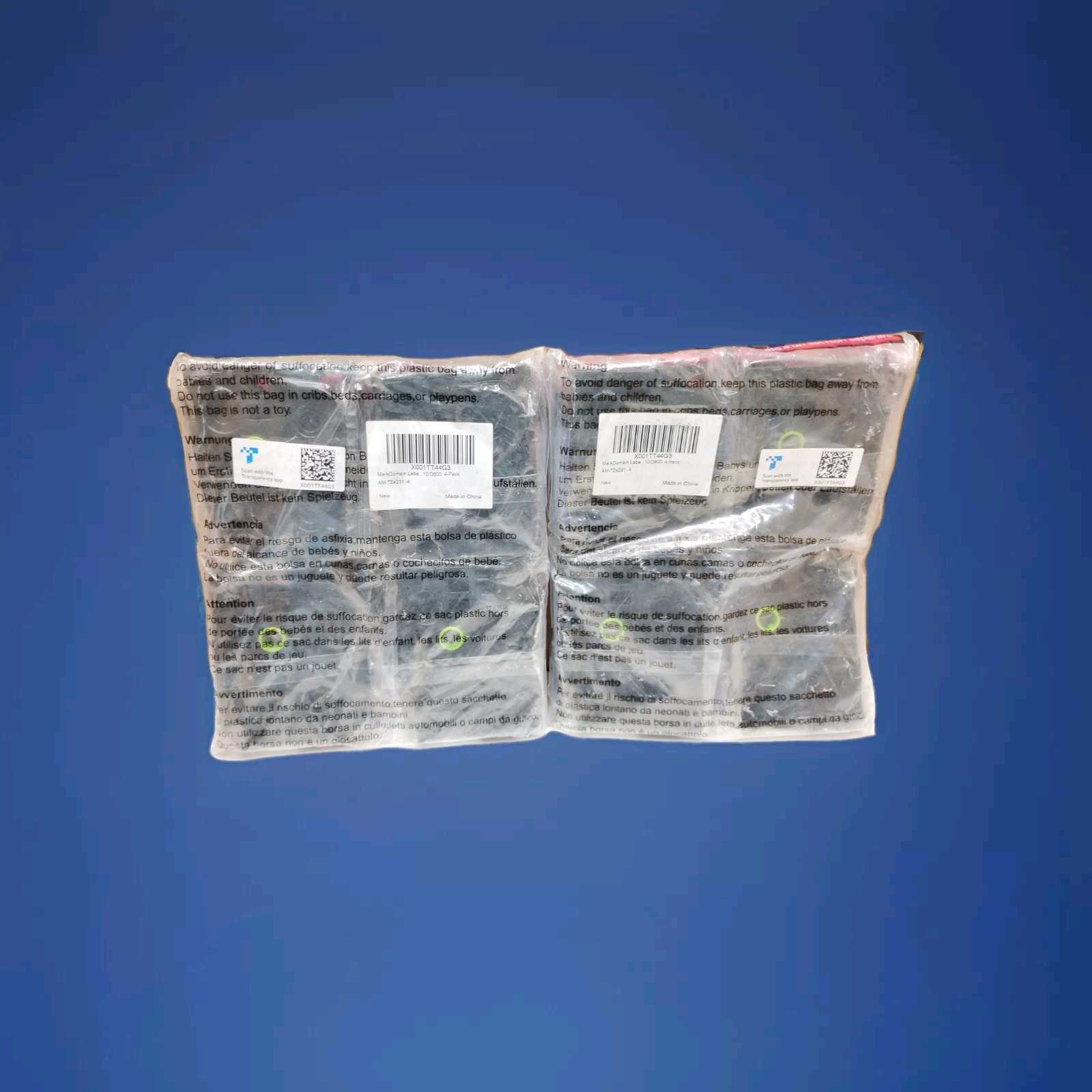 8 Pack WHITE Laminated Label Tape 12mm x .47″ Brother P Touch D600 MARK DOMAIN