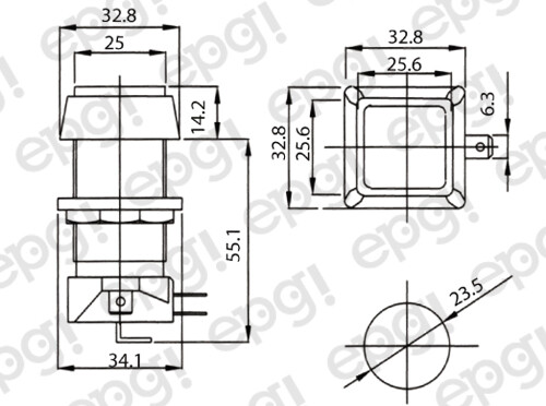 NO/NC ILLUMINATED WHITE GAME SWITCH (12V LAMP) 10AMPS – 125VAC #GMSI5BSW-5PK