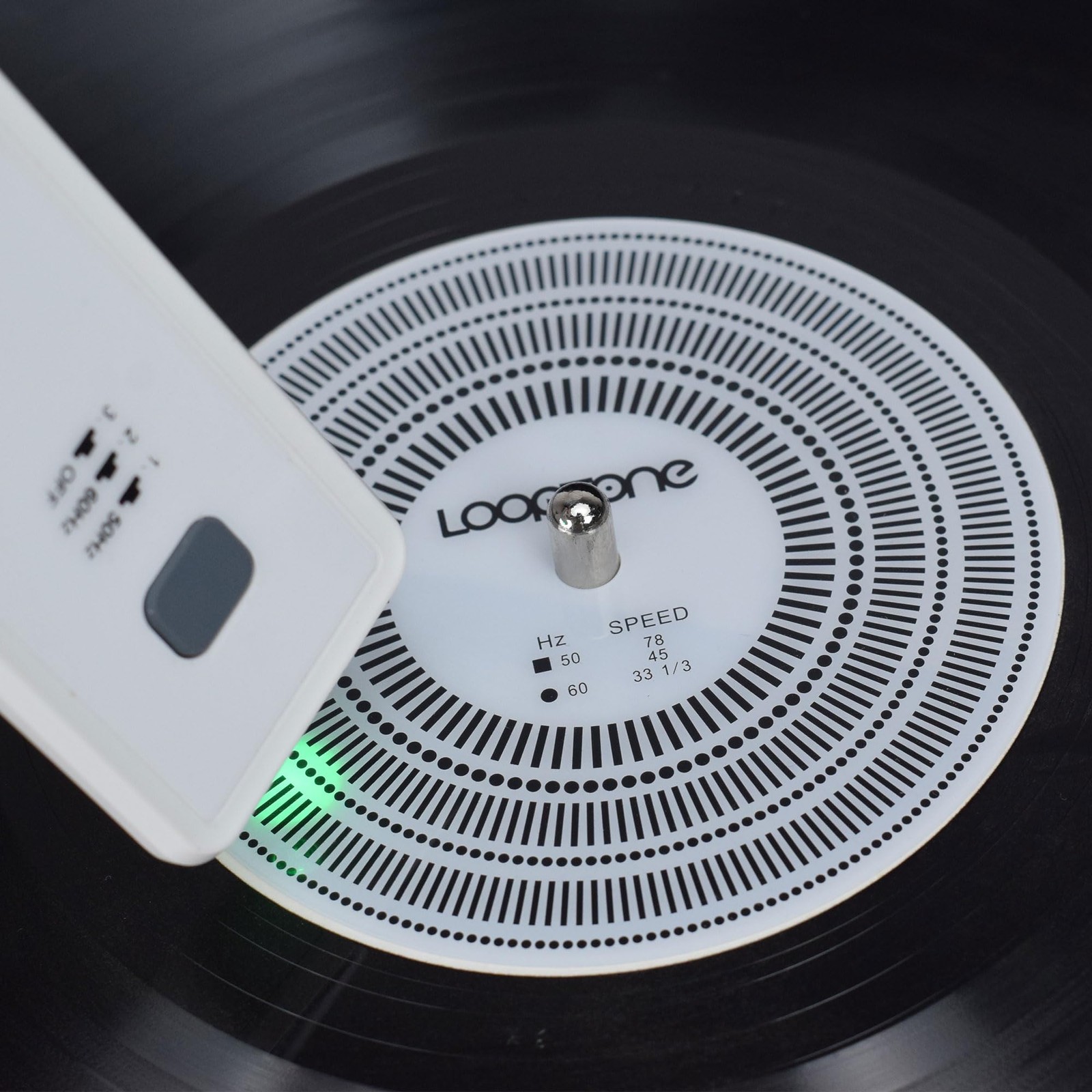 LoopTone LP Vinyl Turntables Tachometer Disc and Strobe 15.2*10.7*3cm