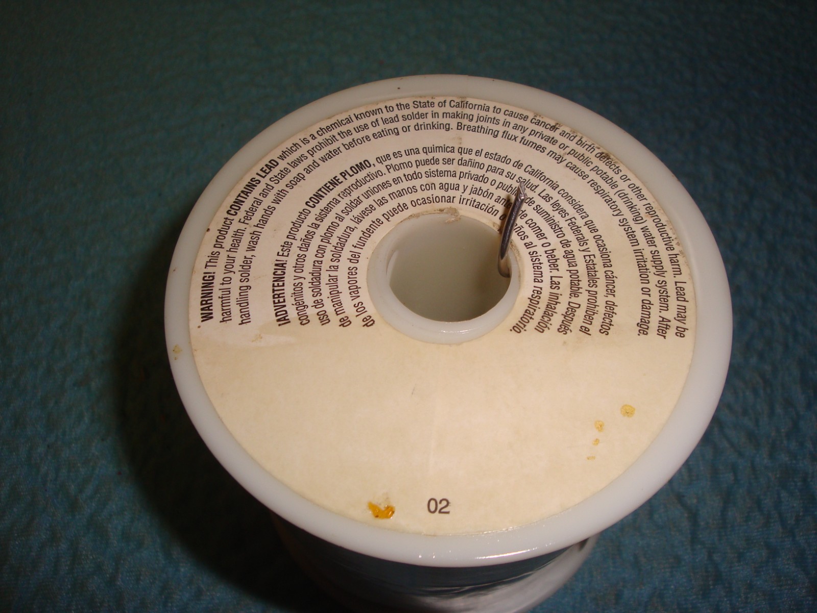 Kester 44 Rosin Core Solder Dia .062 5LBS