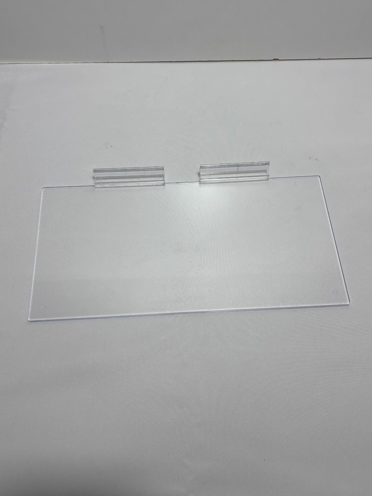 Lot of 45 Slatwall Shelves Shoe 12″ x 6″ Flat Styrene Clear Acrylic Slats