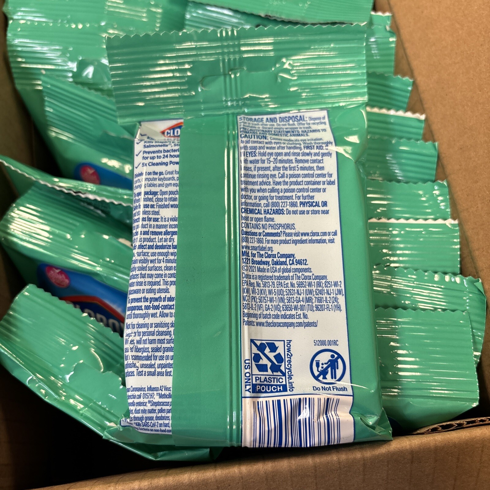 24 PACK Cleaning Wipe TO GO PACK Travel Pack Fresh Scent With 9 Wipes 216 TOTAL