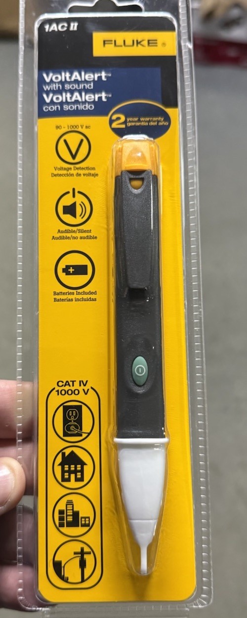 New Fluke 1AC II VoltAlert w/ Sound Non-Contact Voltage Tester Pen Free Shipping