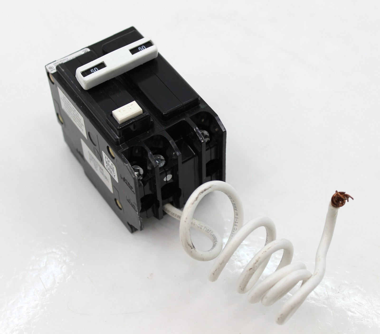 GE General Electric THQL2150GFT 50 Amp 2 Pole GFCI Ground Fault Circuit Breaker