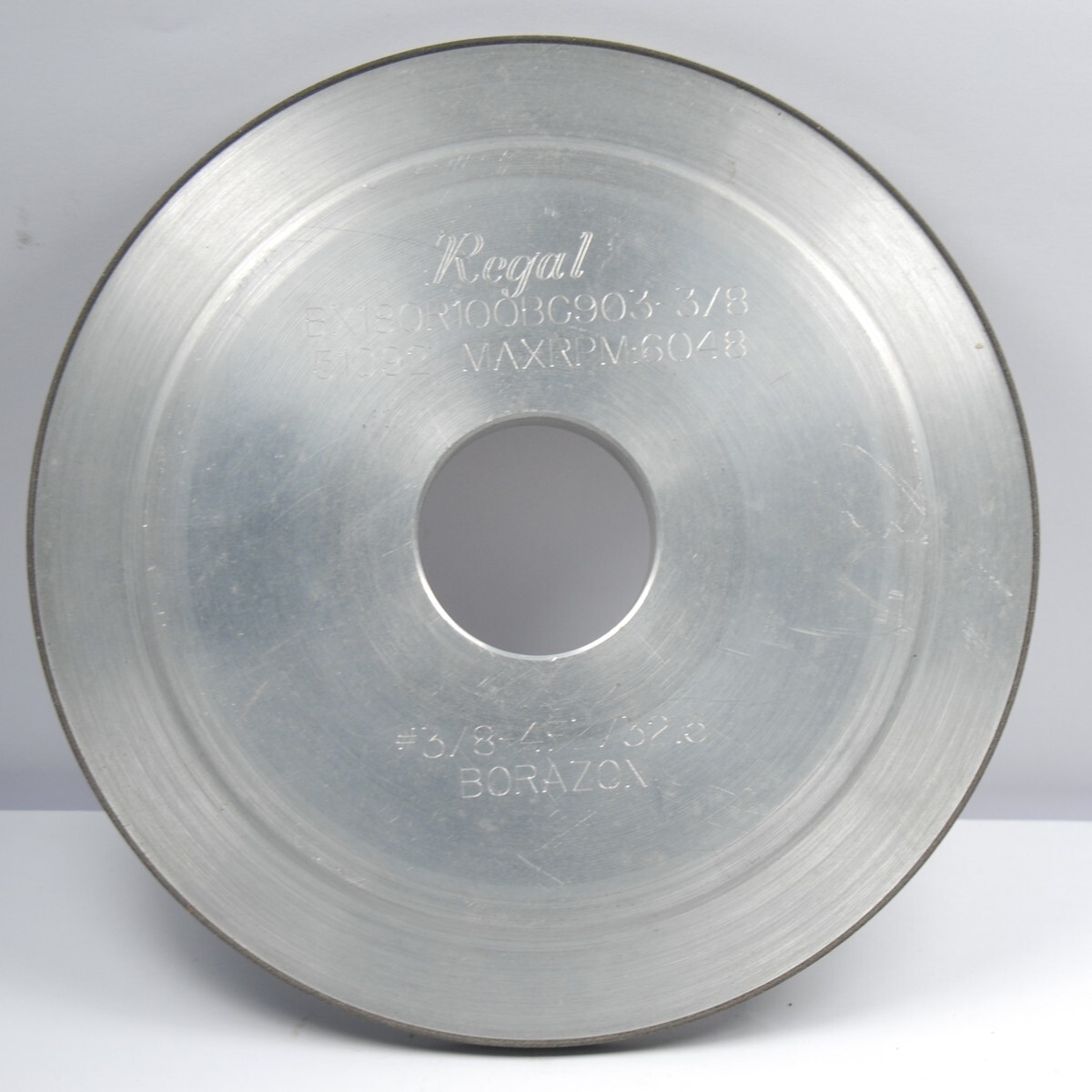 5.300+-OD X .162 WIDE X 1-1/4BORE BORAZON GRINDING WHEEL CBN (L-1-8-1-7)